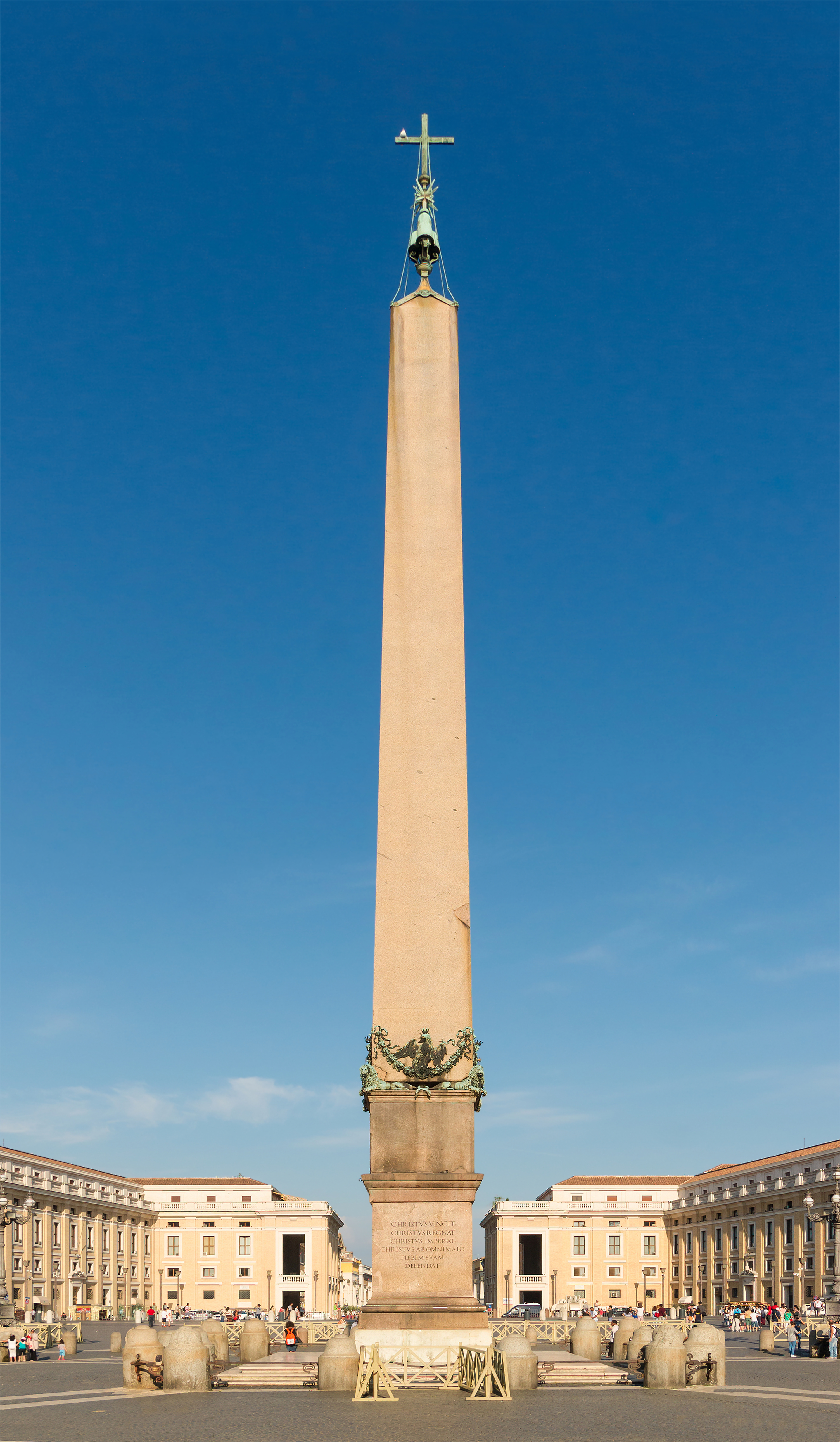The Vatican obelisk was originally taken from Egypt by Caligula. Photo taken on August 23, 2013.