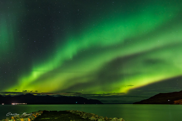 Iceland 2017 - Northern lights over Grenivik