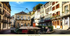 La Place du Bain romain - Plombières-les-Bains (Vosges, Lorraine, France) - Photo of Le Clerjus