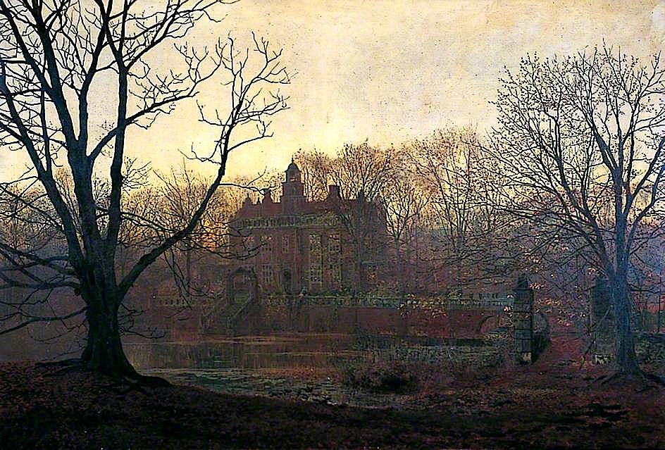 A Yorkshire Home by John Atkinson Grimshaw, 1878