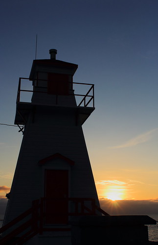 fortamherstlighthouse lighthouses sunrise stjohns