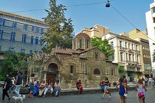 Athens - Ermou Panaghia Kapnikarea church