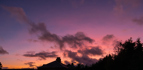 sunset scotland sky
