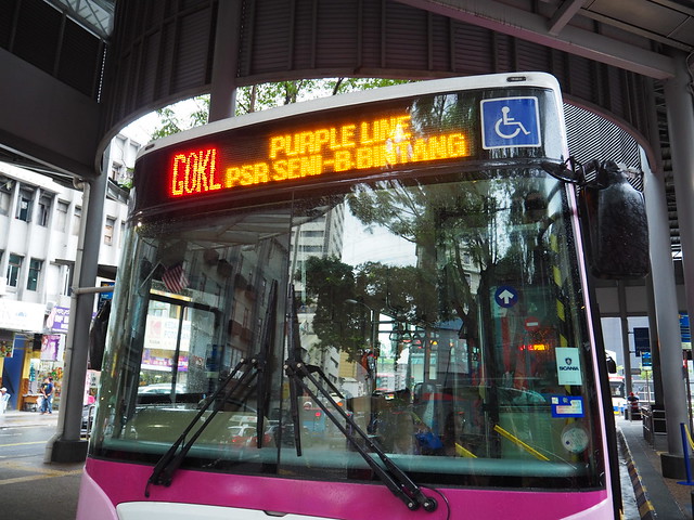 PA134797 無料バス「GO KL BUS」 マレーシア クアラルンプール ひめごと ヒメゴト