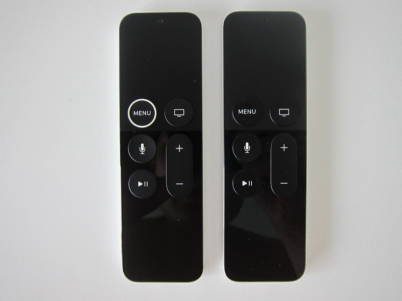 Apple TV 4K vs Apple TV (4th Gen) - Remote