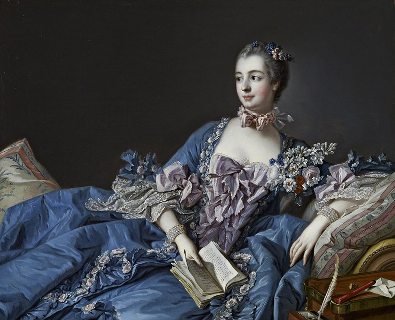 François Boucher - Madame de Pompadour (ca. 1758)