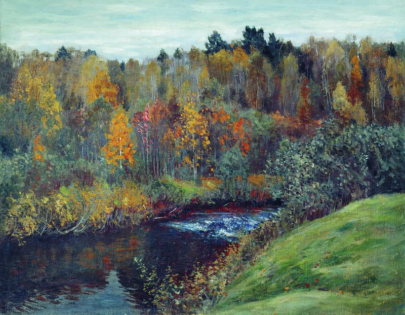 Autumn by Stanislav Zhukovsky (1873 - 1944)