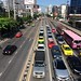 Bangkok Traffic Car Traffic Transportation City Land Vehicle City Street Street City Life Mode Of Transport Building Exterior Road High Angle View Built Structure Rush Hour Traffic Jam Outdoors Day Architecture No People