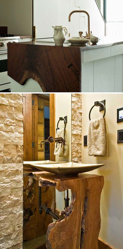 Top 10 Cool Decorating Ideas with Live Edge Wood