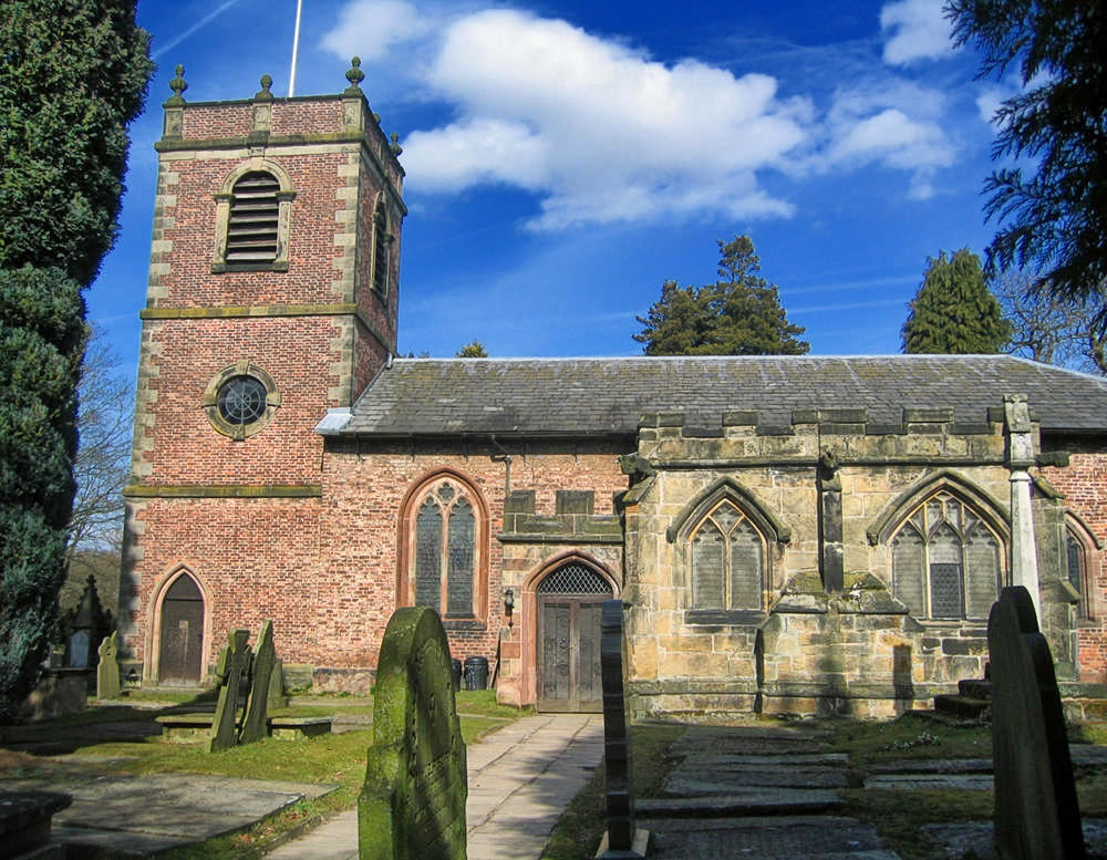 St Lawrence's Church, Over Peover, Cheshire. Credit Peter I. Vardy