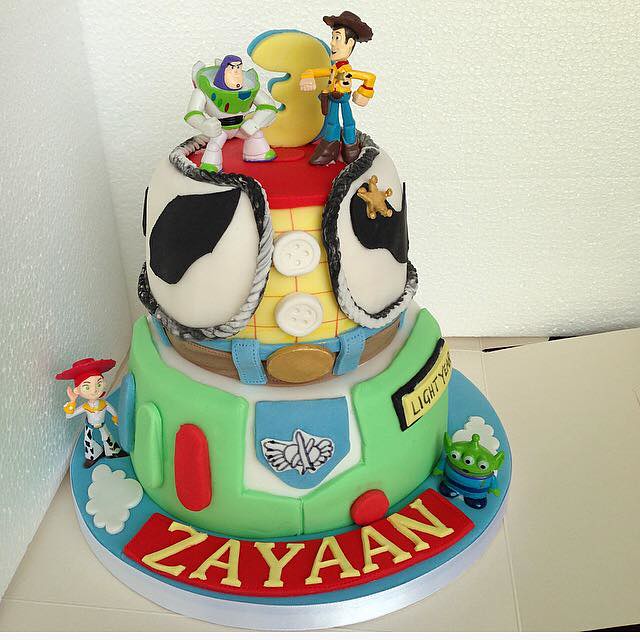 Two-Tiered Toy Story Birthday Cake by Shazna Cakes