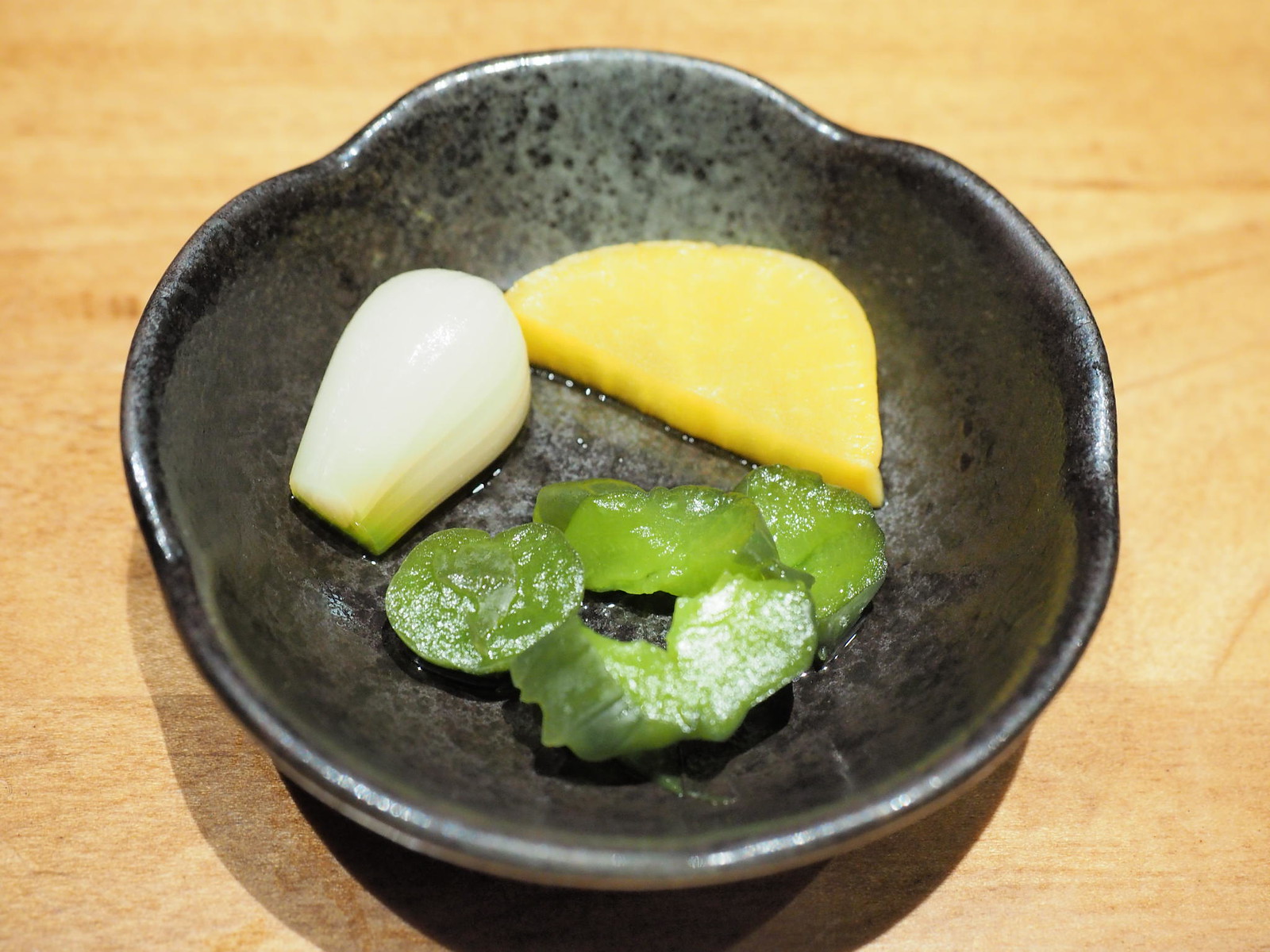 Pickles for the dinner set at Uroko Japanese Cuisine at Section 17, Petaling Jaya