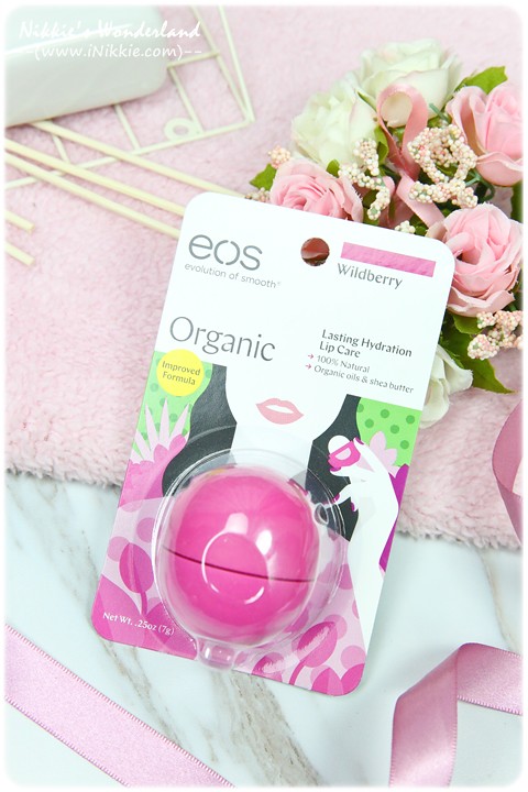 eos伊歐詩 天然護唇球Organic Lip Balm - 陽光野莓Wildberry