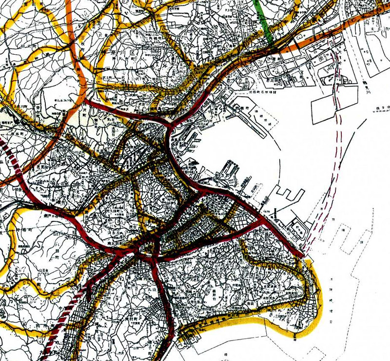 横浜市高速道路及び一般街路計画路線図2