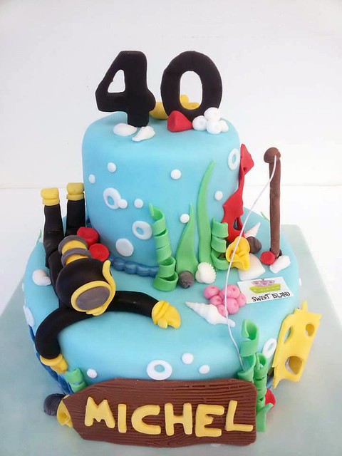 Under the Sea Themed Cake by Sweet Island