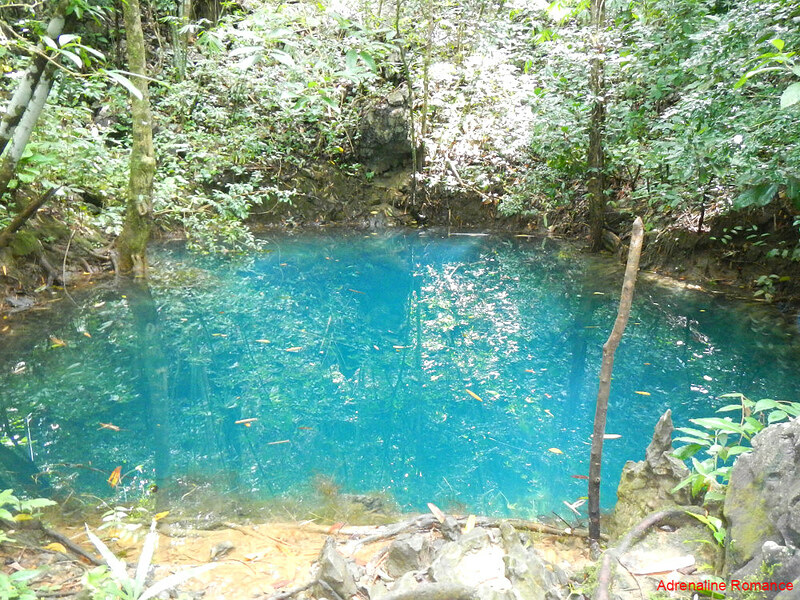 Deep blue pool