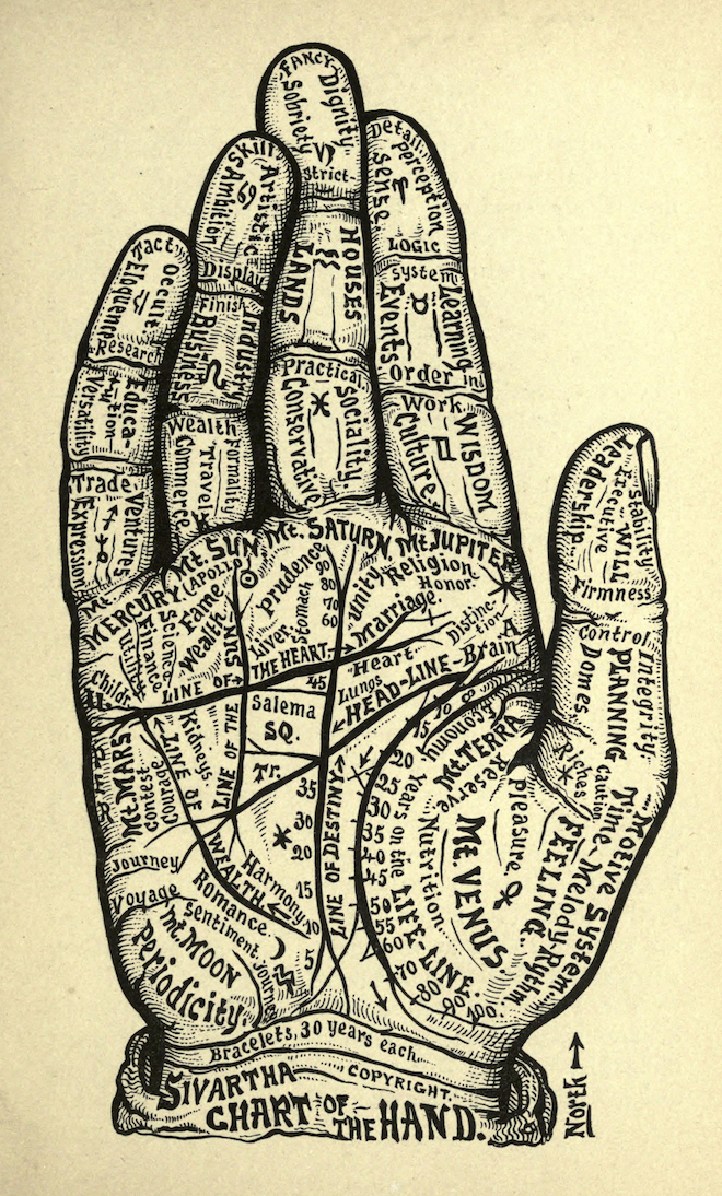 Chart of the hand by Alesha Sivratha