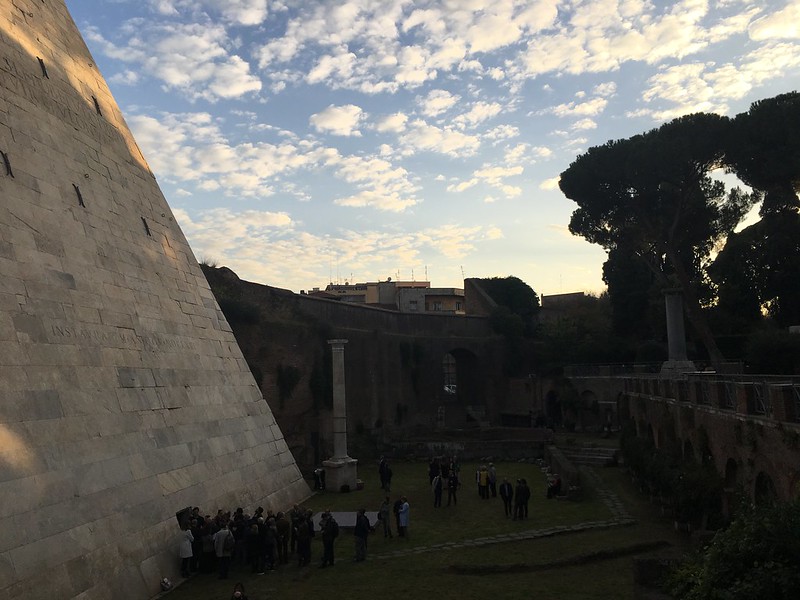 Local Award Ceremony the White Pyramid in Rome, Italy
