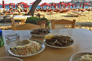 Mykonos - Super Paradise lunch