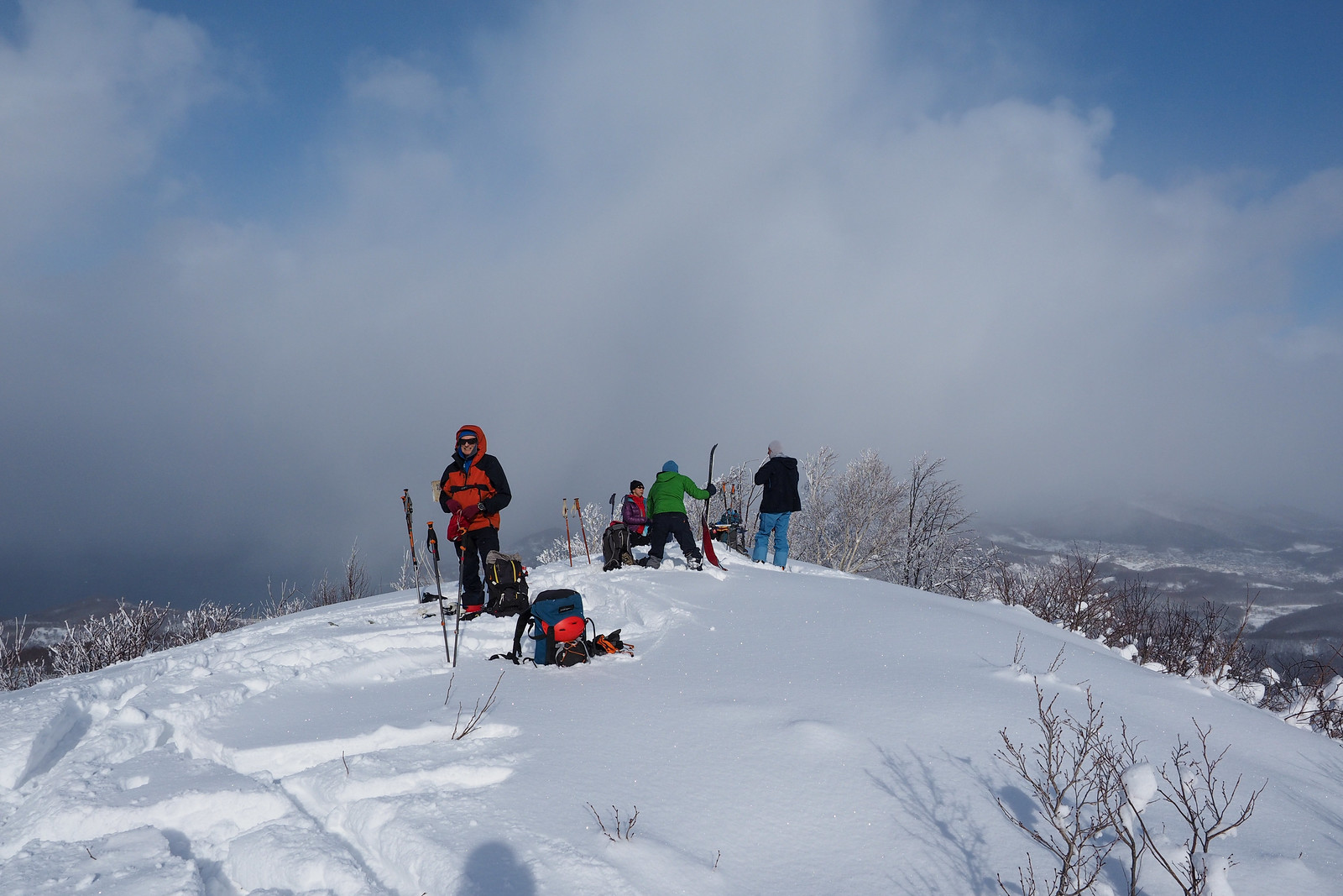 Mt. Shioya-Maruyama Ski Touring (Otaru, Hokkaido, Japan)