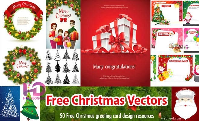 7 Vector Giáng sinh miễn phí tuyệt đẹp