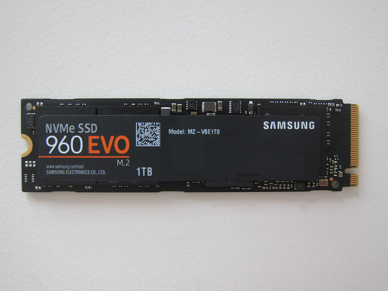 Samsung 960 Evo NVMe M.2 SSD - Front