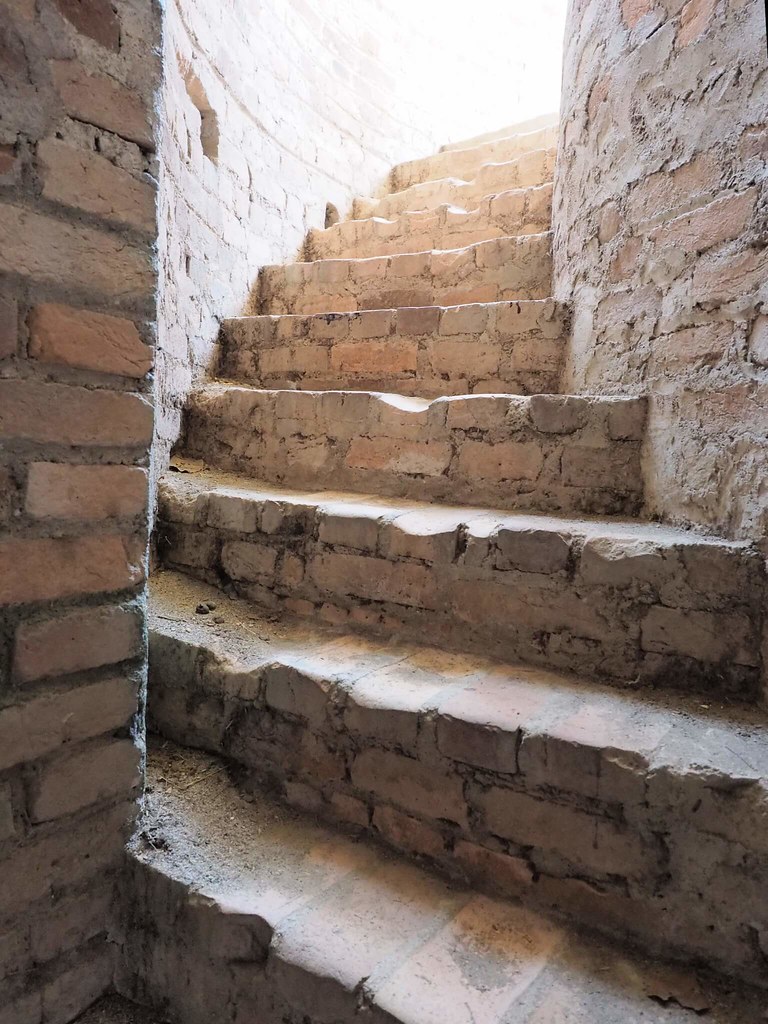 The stair up to the next floor in Kellie's Castle