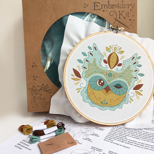 new embroidery kits!