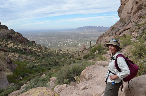 Lost Dutchman a long way up the Syphon Draw trail