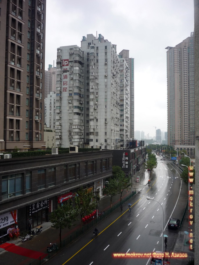 Город Шанхай фотозарисовки