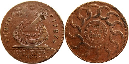 1787 Fugio copper