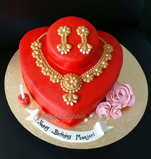 Jewelry Cake by Jyoti Kumbhar of Angel's Cakes Bakes