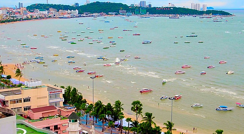 Many wonderful boats Pattaya