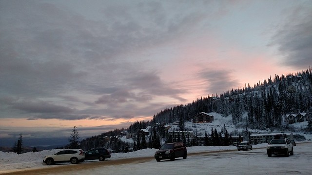 End of the ski day