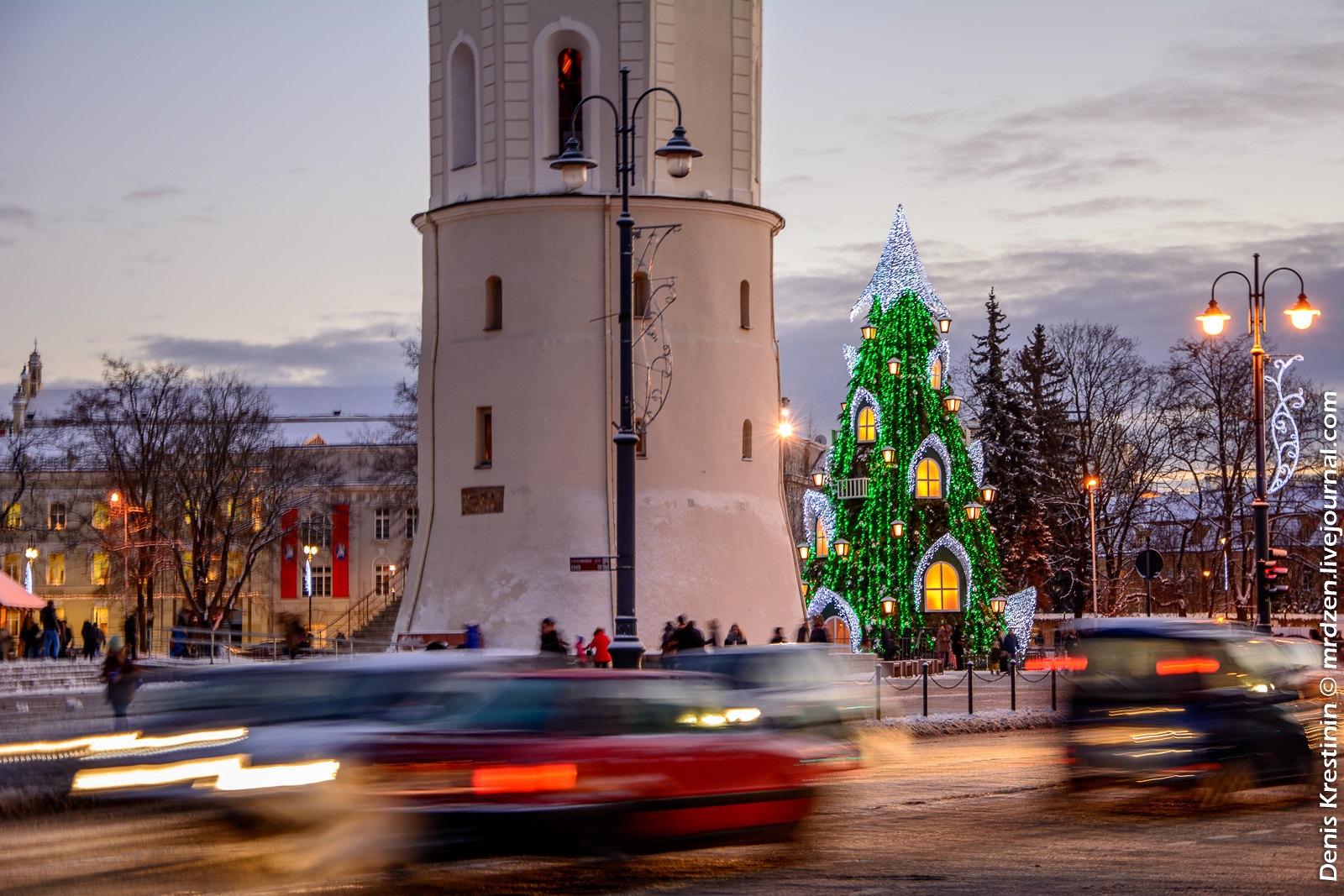 Вильнюс. Кафедральная площадь. Елки 2015
