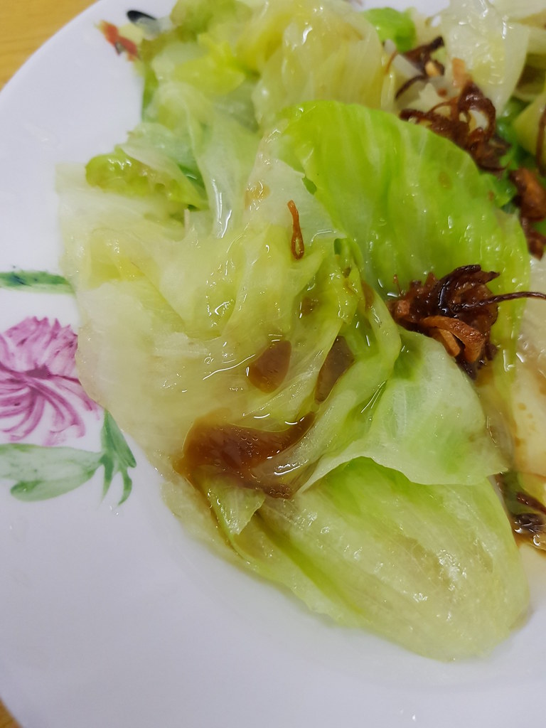 蠔油生菜 Lettuce in oyster sauce $10 @ 家香粗菜館 Restoran Jia Xiang USJ11