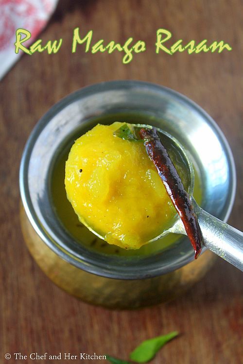 raw mango rasam