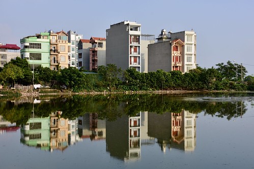 hanoi vietnam village heritage landscape waterscape periphery urbandevelopment jacquesteller nikond7200 cityscape water pond reflexion