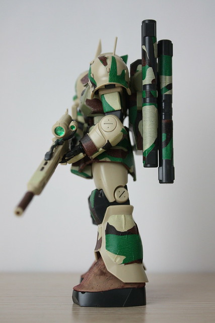 [HGUC] MS-05L Zaku I Sniper Type[Yonem Kirks] ver. Woodland Camouflage
