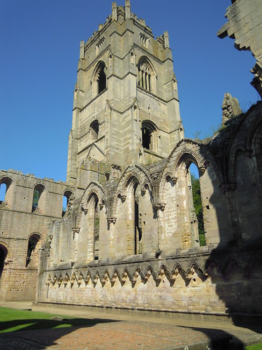 Fountains Abbey. From Studying Abroad in London: A Step Back in Time in Northern England