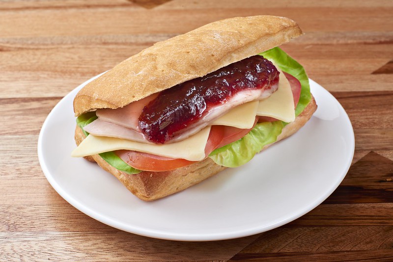 Merry Turkey Focaccia Sandwich Copy