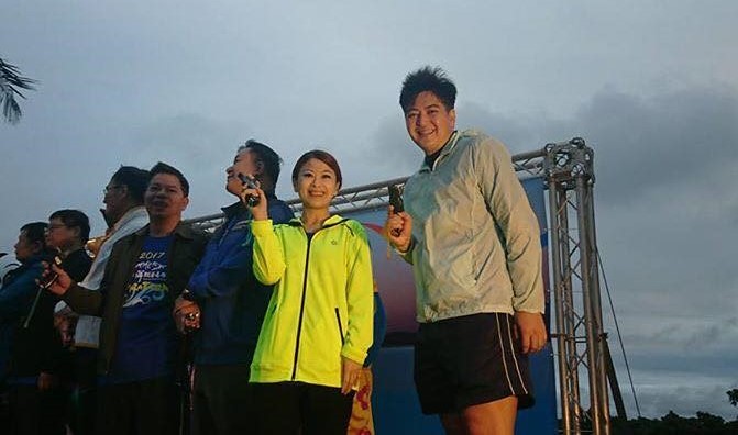 玉書參加太平洋馬拉松2017