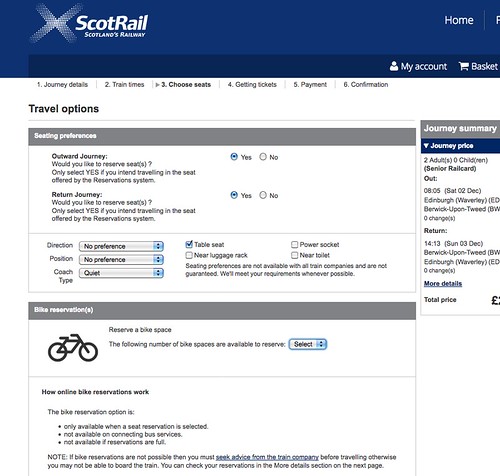 Booking a bike online - possible only after seats are booked - CityCycling Forum FAQ