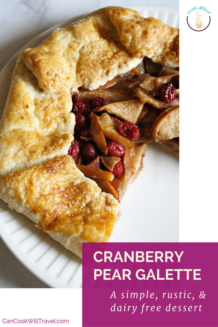 Pear Cranberry Galette