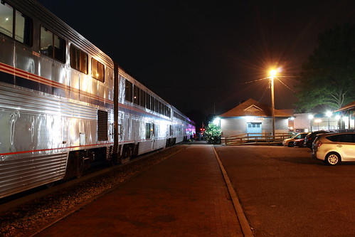 amtrak newbern tennessee night railroad passenger station train