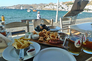 Mykonos - Old Port seafood