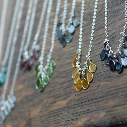 Morning Dew Paper Necklaces by VERSO Jewelry