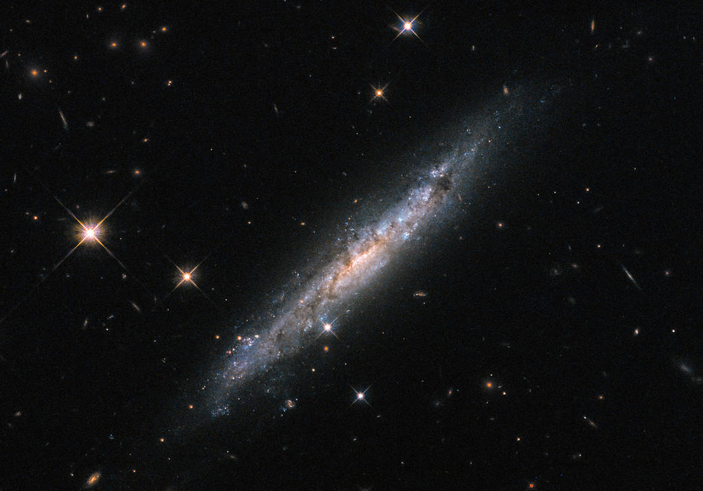Hubble Frames an Explosive Galaxy
