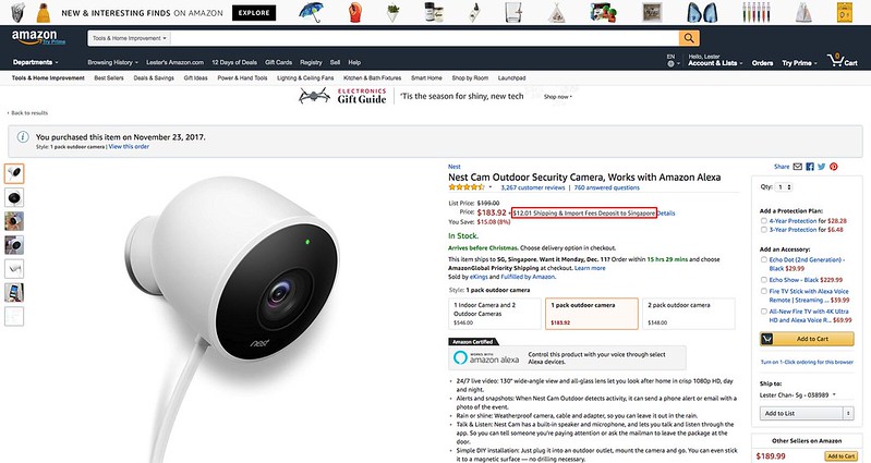 Amazon.com - Nest Cam Outdoor Security Camera