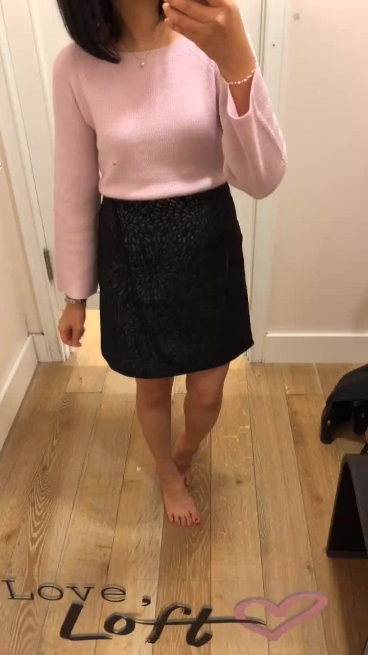  LOFT Shimmer Splash Wrap Skirt, size 0P 